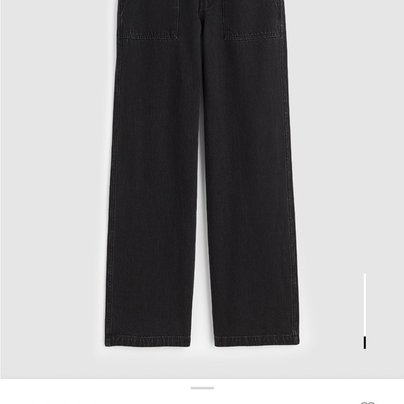 NWT MADEWELL The Low-Slung Baggy Jean in Airy Denim, Black size 30 - Picture 4 of 4